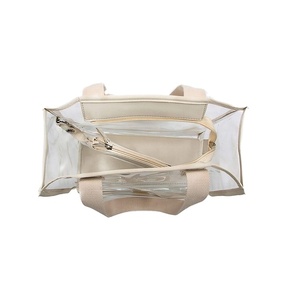 Sac fourre-tout réutilisable transparent en PVC de grande taille pour femmes - Product Image 6