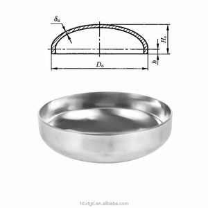 Capuchon <span class=keywords><strong>de</strong></span> tuyau à souder bout à bout en acier inoxydable 4 pouces SCH40 haute pression ASME B16.9 sans soudure SS304/316, 1 pièce - Product Image 4