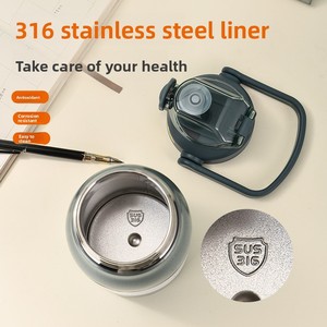 316 thép không gỉ chân không cách nhiệt thể thao chai nước 800ml lớn cắm trại du lịch <span class=keywords><strong>Flask</strong></span> tùy chỉnh màu sắc logo 6-12 giờ - Product Image 6