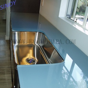 Wholesales Factory Supply Painted Glass Home Decor Eco-friendly Decorative Painted Glass for Furniture Indoor Decoration - Product Image 6