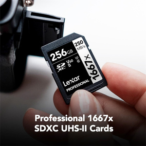 Professional <b>Card</b> Silver Series 1667x 64GB 128GB 256GB LSD128CRBCN1667 for 4K Video Camera LSD128CRBCN1667 256gb <b>Memory</b> <b>Card</b> for - Product Image 5