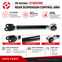 Bras de suspension inférieur arrière 31360588 pour Volvo XC60 XC90 V90 V60 Cross Country, pièces de suspension automobile
