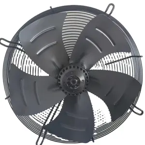 Ventilador axial monofásico de 220V y 450mm, Motor de Rotor externo de acero inoxidable de 4 polos, OEM personalizable, monofásico de 450mm y 220V