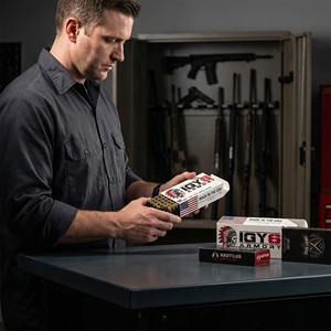 Boîte à munitions personnalisée 9 mm, emballage en papier imprimé robuste pour munitions avec plateau, vente en gros directement du fabricant - Product Image 1