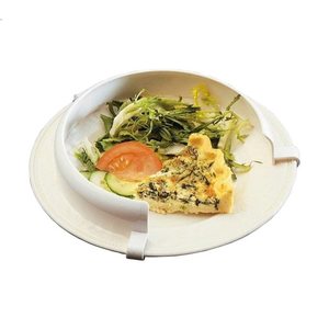Bol adaptatif avec poignées Bol à base d'aspiration en mélamine pour adultes handicapés Ustensiles de cuisine pour personnes âgées Aides alimentaires quotidiennes - Product Image 5