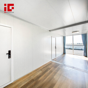 40 pieds personnalisé 2 3 <span class=keywords><strong>4</strong></span> <span class=keywords><strong>pièces</strong></span> élégant moderne modulaire préfabriqué vacances <span class=keywords><strong>avec</strong></span> salle de bain <span class=keywords><strong>jardin</strong></span> maison hôtels centres de villégiature conteneurs - Product Image 4