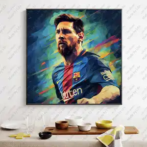 3d Poster Atacado 3d Profundidade Efeito Lenticular Soccer Star Movie Posters 3d Flip Pictures Para Decoração de Casa