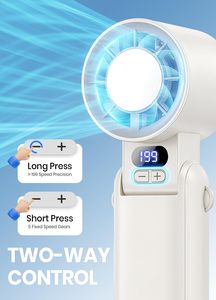 Nuevo Ventilador de Mano con Refrigeración por Semiconductor 2026, Silencioso, Batería de Larga Duración de 3600mAh, Portátil para Exteriores, Recargable por USB, Mini Ventilador - Product Image 3