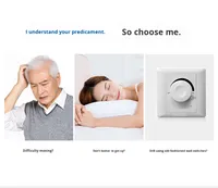 Ventilateur intelligent Maidi 55W Android IPS avec télécommande, chandelier à onduleur haute tension, alimenté par batterie, accessoires universels