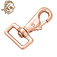 Mousqueton pivotant en alliage de zinc pour laisse de chien et porte-clés de sac, idéal pour animaux de compagnie