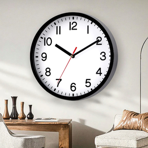 Orologio <span class=keywords><strong>da</strong></span> <span class=keywords><strong>Parete</strong></span> Elettronico dal <span class=keywords><strong>Design</strong></span> Moderno con Movimento al Quarzo Silenzioso, Senza Ticchettio, per Casa, Ufficio, Scuola, Alimentato a Batteria - Product Image 6