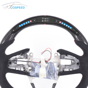 הוביל תצוגה שטוח התחתון סיבים פחמן הגה עבור הונדה אזרחית - Product Image 3