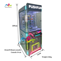 Vente en gros Machine de jeu avec boîte aveugle à pièces Machine de cadeau Push-Push de jeu de marbre