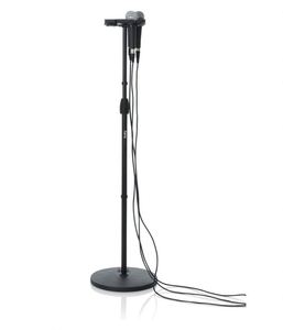 Support de microphone portable professionnel OEM avec 6 supports de micro, pare-vent en métal et en mousse, support multi-microphones - Product Image 2