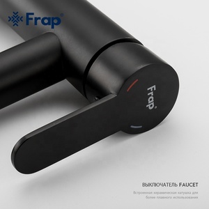 <strong>Black</strong> Basin Faucet Cold Hot Brushed <strong>Bath</strong> <strong>Taps</strong> and Faucets Single Handle Stainless Steel Bathroom Sink Faucet F10801-62 - Product Image 3