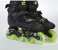 Patins à Roulettes en Ligne à Haut Rebond avec Roues en Caoutchouc PU de 72 mm, 76 mm, 80 mm, Taille et Dureté Personnalisables pour Roues de Hockey