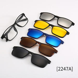 Gafas de Sol Magnéticas Polarizadas 5 en <span class=keywords><strong>1</strong></span> Personalizadas para Hombre y Mujer, Clip Magnético para Gafas de Sol, Clip para Monturas de Gafas - Product Image 3