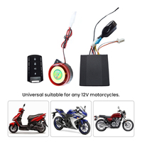 Système d'alarme de sécurité NTO unidirectionnel PKE antivol avec télécommande, démarrage sans clé et capteur d'inclinaison pour motos