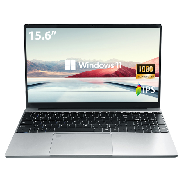 New Lightweight 15.6 Inch Laptop Intel N5100 Processor 16GB RAM M2 SSD Windows 11 Pro FHD IPS Display English Keyboard Business