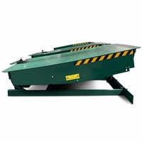 Niveleur de quai hydraulique fixe à montage en fosse, rampe de chargement en acier robuste 12, 14, 16 tonnes, antidérapant pour entrepôt, camion, conteneur