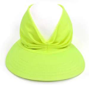 Nouveau Chapeau de Plage d'Été Tendance pour Femme, Visière Anti-UV, Chapeau de Soleil Élastique à Dessus Creux, Casquette Décontractée - Product Image 5