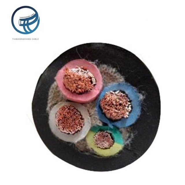 Wholesale Class 5 Multicore Wire Flexible Copper Control Cable Low Voltage 3core 10mm 16mm Rubber Sheathed Cable