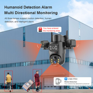 LS tầm nhìn mới đến 4G wifi ngoài trời PTZ đa ống kính camera an ninh năng lượng mặt trời Powered được xây dựng trong còi báo động camera an ninh nhà - Product Image 4