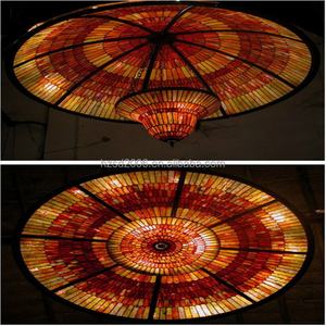 Dôme en verre personnalisé, dôme de plafond en verre Tiffany pour hôtel, villa ou maison, toit en verre - Product Image 3