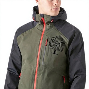 Chaqueta de lana formal de invierno unisex personalizada al por mayor, talla grande, con cremallera frontal, cortavientos, con capucha, acolchada y cálida - Product Image 5