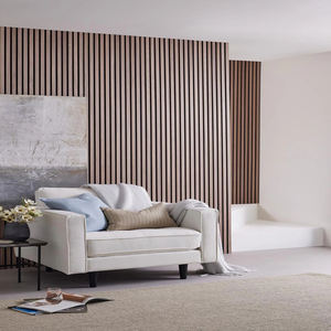 Panneau mural acoustique en bois MDF à rainures 3D, insonorisé, sans MOQ, entrepôt américain, pour la décoration murale intérieure - Product Image 6