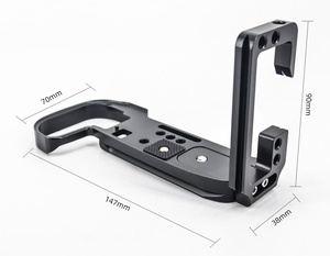 <span class=keywords><strong>Support</strong></span> de <span class=keywords><strong>plaque</strong></span> à dégagement rapide en aluminium détachable pour appareil photo Canon EOS R5 R6 avec adaptateur Arca Swiss pour prise de vue verticale et horizontale - Product Image 2