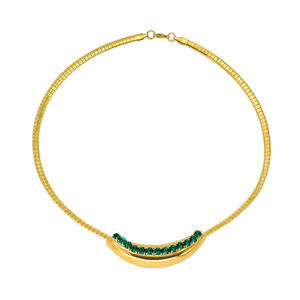Myneck 2024 nueva fuente de joyería caliente 18K chapado en oro de acero inoxidable deslustre libre collar de cadena de bloque Circular para hermandad <span class=keywords><strong>Buddy</strong></span> - Product Image 1