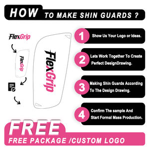 Pelindung Kaki Sepak Bola FlexGrip Custom, Shin Guard, Pelindung Betis, Shinguard, Pelindung Kaki Sepak Bola - Product Image 2