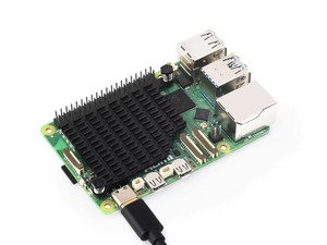 Pi5-Active-Cooler-C Dissipateur thermique en aluminium Waveshare pour Raspberry Pi 5, avec coussinets thermiques et broches à ressort K790 - Product Image 1
