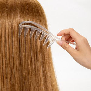 Wanmei Hair Styling <b>Wide</b> Tooth <b>Comb</b> Large Shining Gold And Silver Home Use PS Material - Product Image 3