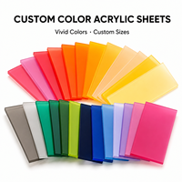 Feuille acrylique rigide à paillettes de couleur personnalisée, 3 mm, résistante aux UV, panneau transparent, fabricant