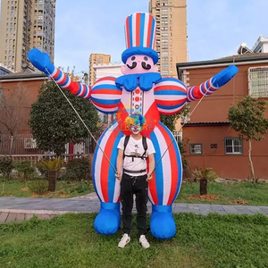 Globo Gigante de Payaso Caminante <span class=keywords><strong>para</strong></span> <span class=keywords><strong>Adultos</strong></span>, <span class=keywords><strong>para</strong></span> Fiestas de Carnaval, Marioneta Inflable, Disfraz <span class=keywords><strong>para</strong></span> Personas - Product Image 5