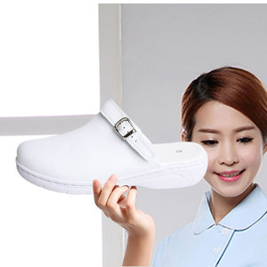 Scarpe da Infermiere in Vera Pelle Bianche con Punta in Acciaio Resistenti all'Usura Antiscivolo <span class=keywords><strong>per</strong></span> Ospedale - Product Image 2