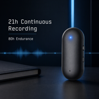 Vente directe usine – Mini dictaphone intelligent à commande vocale IA, chargement magnétique, prend en charge 81 langues (WAV/MP3), design portable, enregistrement longue durée, enregistrement en un clic