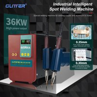 Soldadora por Puntos GLITTER 811A de 27KW/36KW para Soldadura de Cobre y Aluminio, Soldadora de Baterías de Alta Potencia para Ensamblaje de Paquetes LiFePO4
