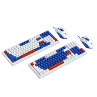 Clavier et souris de jeu filaires TF610 Combo Rétroéclairage coloré Clavier professionnel 98 touches Souris Ordinateur de bureau