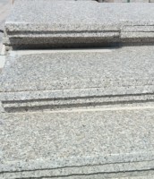 Dalles de granit blanc poli G682, design moderne, écologiques, durables, légères, origine Shandong, découpées sur mesure, pour usage hospitalier