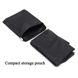 Couverture de meubles de Patio de jardin extérieur imperméable à la poussière <span class=keywords><strong>Protection</strong></span> solaire couverture de meubles de table de jardin noire - Product Image 6