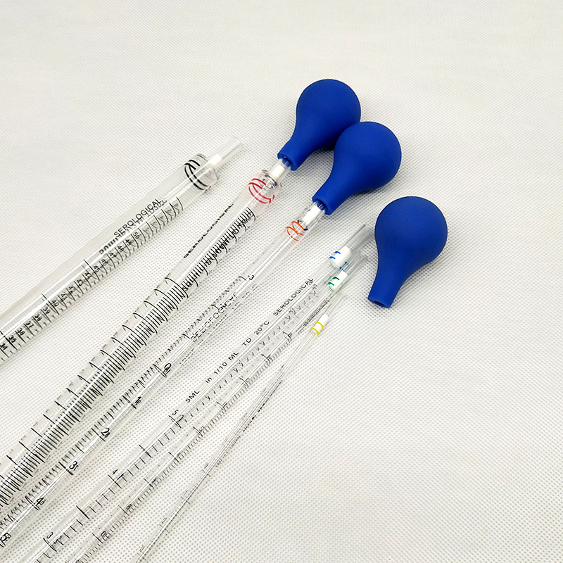 Одноразовая Стерильная мини-сывороточная пипетка, асептическая упакованная градуированная пипетка 1 мл 2 мл 5 мл 10 мл 25 мл 50 мл