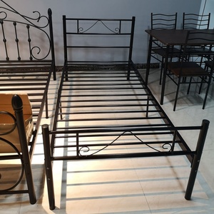 Yukai Factory <span class=keywords><strong>letto</strong></span> <span class=keywords><strong>singolo</strong></span> per mobili moderni in stile moderno camera da <span class=keywords><strong>letto</strong></span> tipo di materiale in ferro all'ingrosso DB-919 - Product Image 4