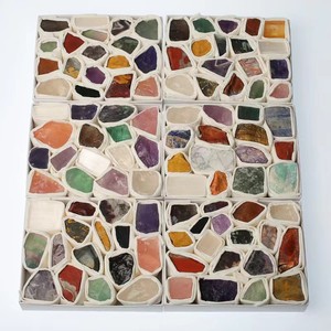 Piedra en bruto <span class=keywords><strong>de</strong></span> cristal, amatista, especímenes minerales a granel, piedras con caja - Product Image 4