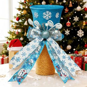 Pohon Natal Mini untuk Meja dengan Topi di Puncaknya, Ornamen Pohon Natal Buatan Kecil, Dekorasi Meja untuk Dekorasi Rumah dan Pesta - Product Image 6
