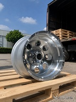 Ruedas VEROS F82654 Cóncavas de Gran Profundidad 15x10 16x10 en ET -44 5x114.3 6x139.7 para Automóviles Ford