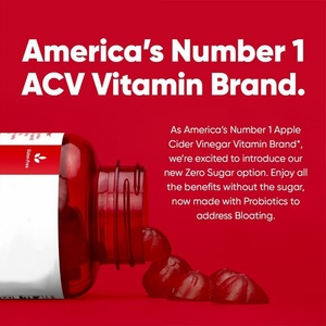 AVC 60 Gummies <b>Candy</b> Vegan Apple Cider Vinegar <b>Gummy</b> for Adults Immune Support Energy Management Weight Detox Slimming Vitamin - Product Image 4