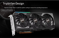 Vente en gros Nouvelle carte graphique de jeu ASROCK Radeon RX 9070 Challenger 16 Go pour PC de bureau, entièrement testée et fonctionnelle